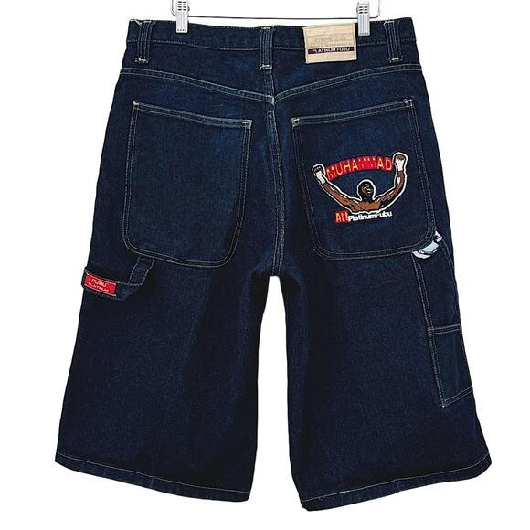 Vintage Platinum Fubu Muhammad Ali jorts - Picture 1 of 10